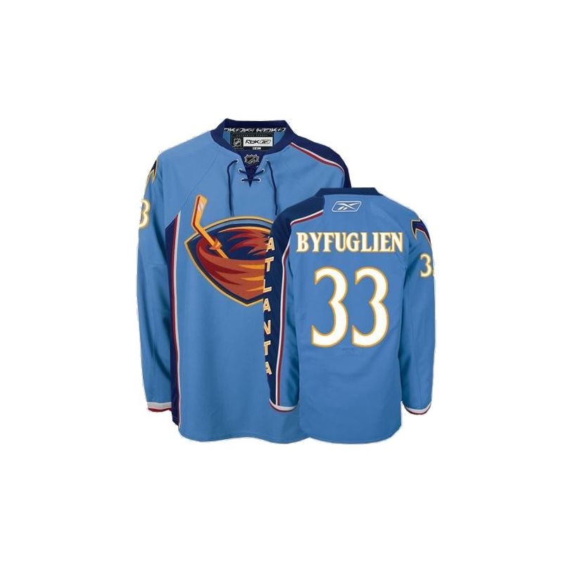 Cheap Dustin Byfuglien Thrashers Jersey #33 Blue From China