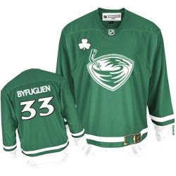 Cheap Dustin Byfuglien Thrashers Jersey #33 Green St Patricks Day From China