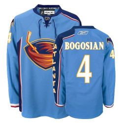 Cheap Zach Bogosian Thrashers Jersey #4 Blue From China