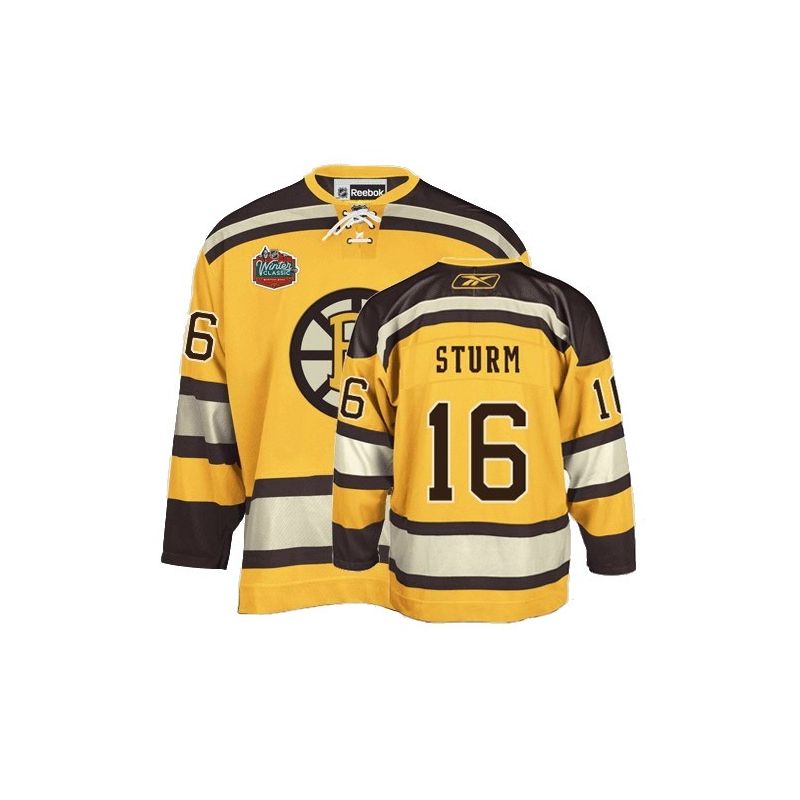 Cheap Marco Sturm Bruins Jersey #16 Yellow Winter Classic From China