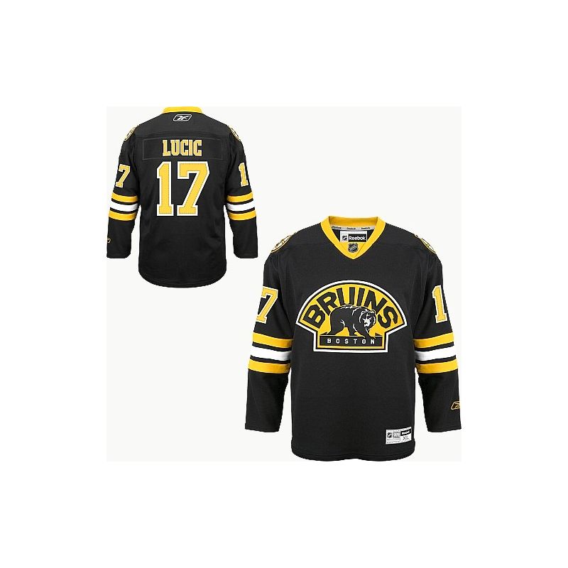 Cheap Milan Lucic Bruins Jersey #17 Black Third From China