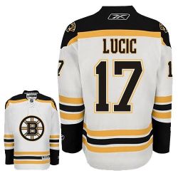 Cheap Milan Lucic Bruins Jersey #17 White From China