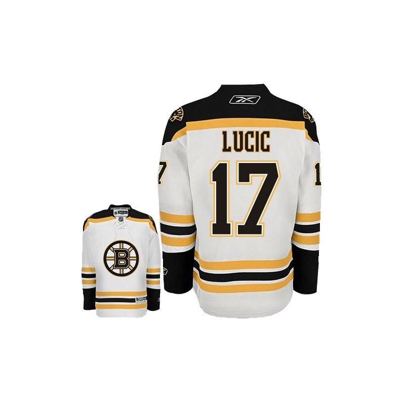 Cheap Milan Lucic Bruins Jersey #17 White From China