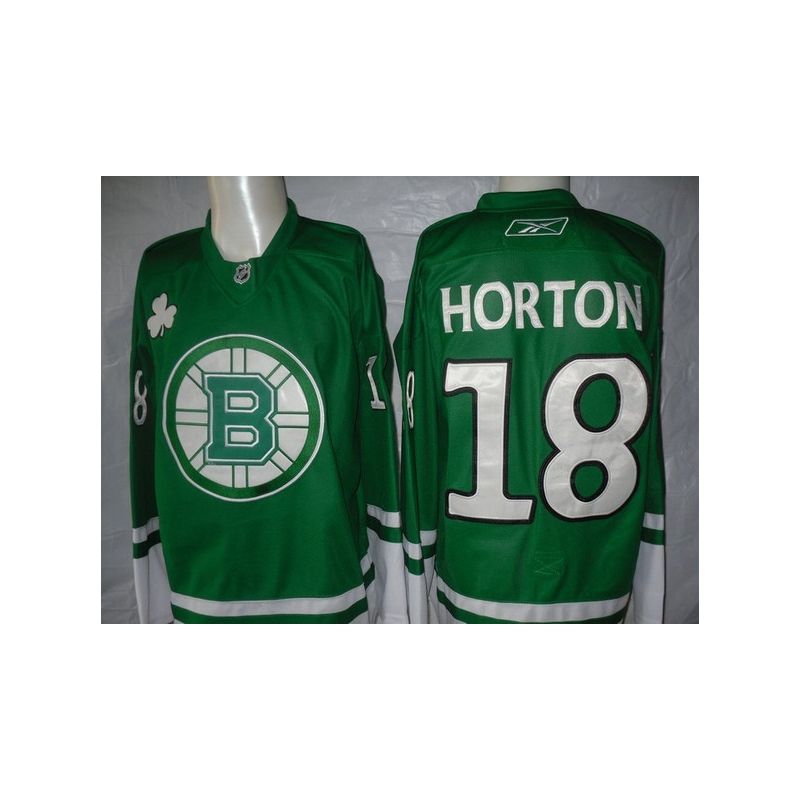 Cheap Nathan Horton Bruins Jersey #18 Green St Patricks Day From China