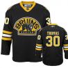 Cheap Tim Thomas Bruins Jersey #30 Black Third From China