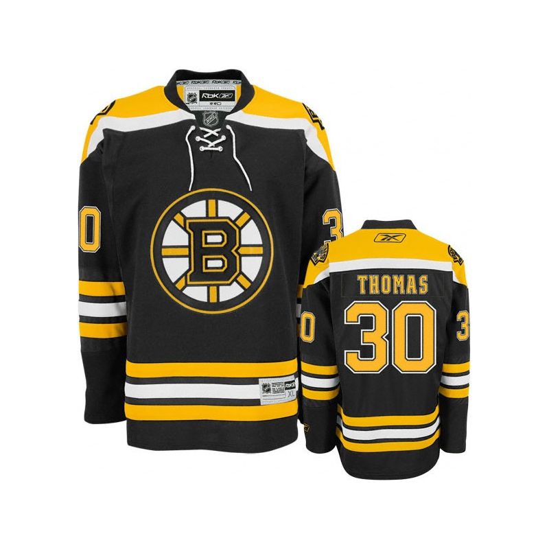 Cheap Tim Thomas Bruins Jersey #30 Black From China