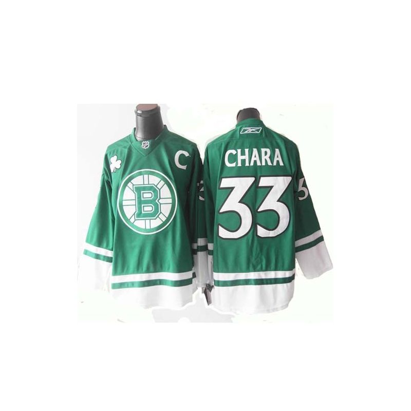 Cheap Zdeno Chara Bruins Jersey #33 Green St Patricks Day From China