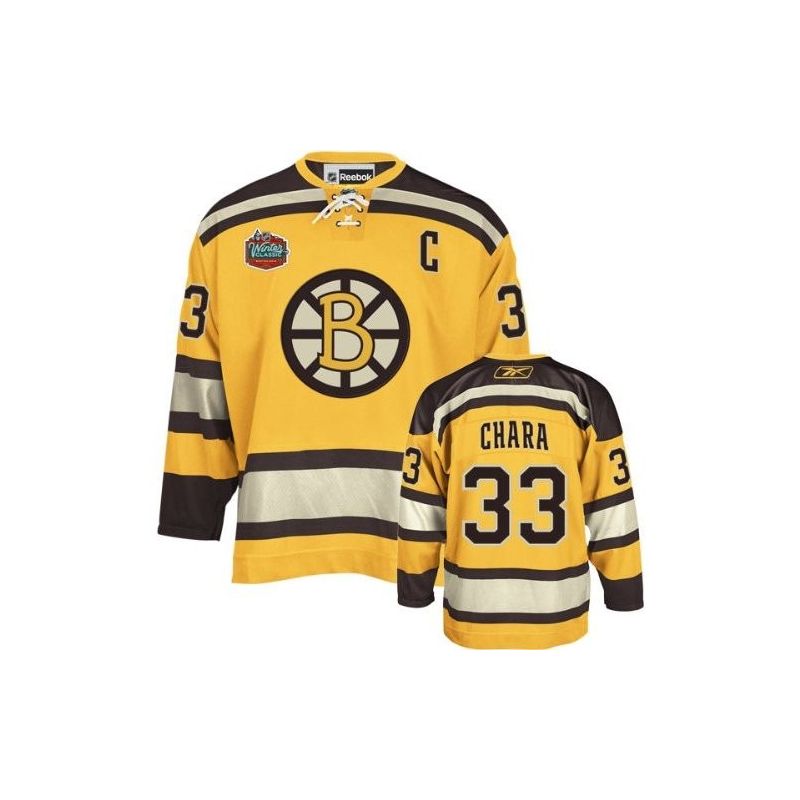 Cheap Zdeno Chara Bruins Jersey #33 Yellow From China