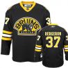 Cheap Patrice Bergeron Bruins Jersey #37 Black Third From China