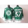 Cheap Patrice Bergeron Bruins Jersey #37 Green St Patricks Day From China