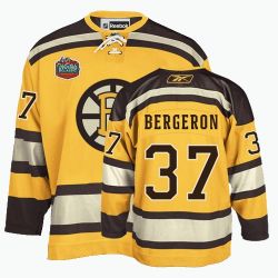 Cheap Patrice Bergeron Bruins Jersey #37 Yellow From China