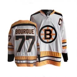 Cheap Ray Bourque Bruins Jersey #77 White Throwback From China