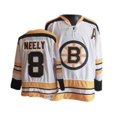 Cheap Cam Neely Bruins Jersey #8 White Throwback From China