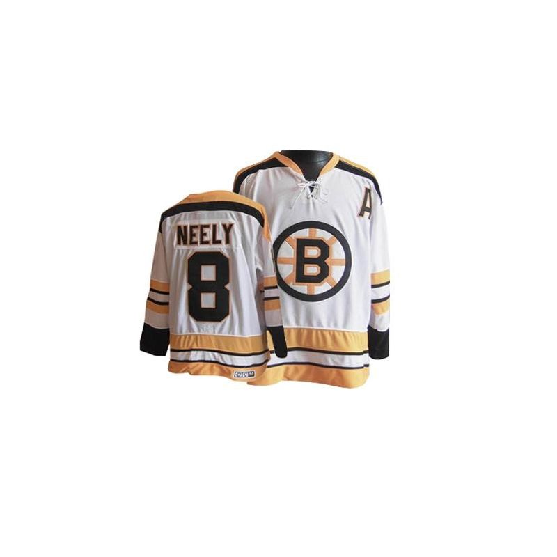 Cheap Cam Neely Bruins Jersey #8 White Throwback From China