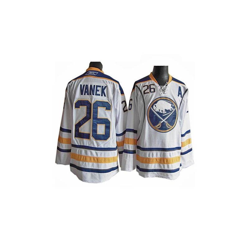 Cheap Thomas Vanek Sabres Jersey #26 White From China