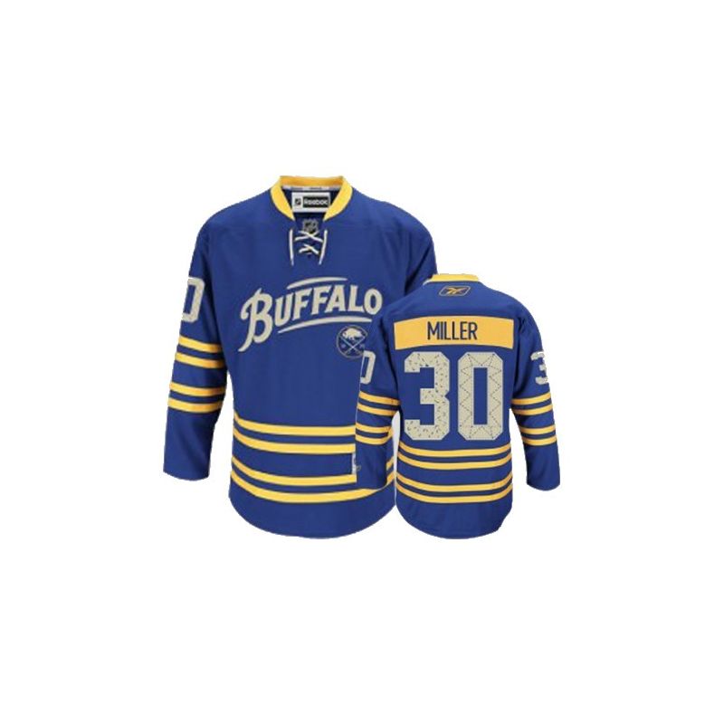 Cheap Ryan Miller Sabres Jersey #30 Blue 3rd From China