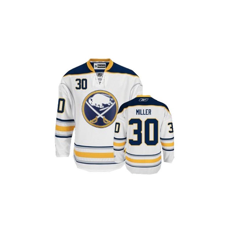 Cheap Ryan Miller Sabres Jersey #30 White From China