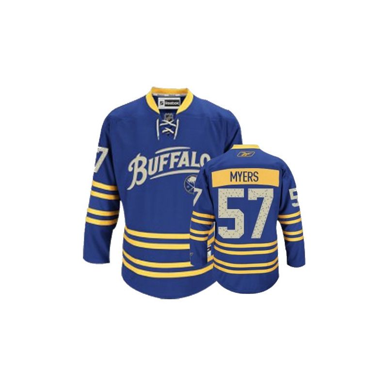 Cheap Tyler Myers Sabres Jersey #57 Blue 3rd From China