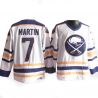 Cheap Rick Martin Sabres Jersey #7 White Throwback From China