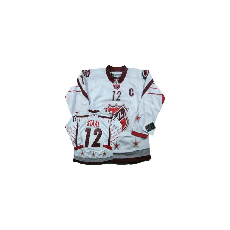 Cheap Eric Staal Hurricanes Jersey #12 White All Star From China