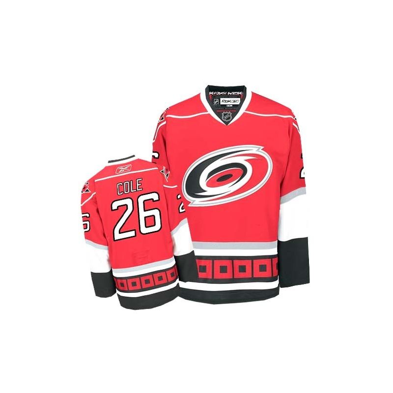 Cheap Erik Cole Hurricanes Jersey #26 Red From China