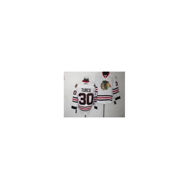 Cheap Marty Turco Blackhawks Jersey #30 White From China Cheap Marty Turco Blackhawks Jersey #30 White From China