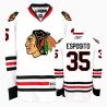 Cheap Tony Esposito Blackhawks Jersey #35 White From China