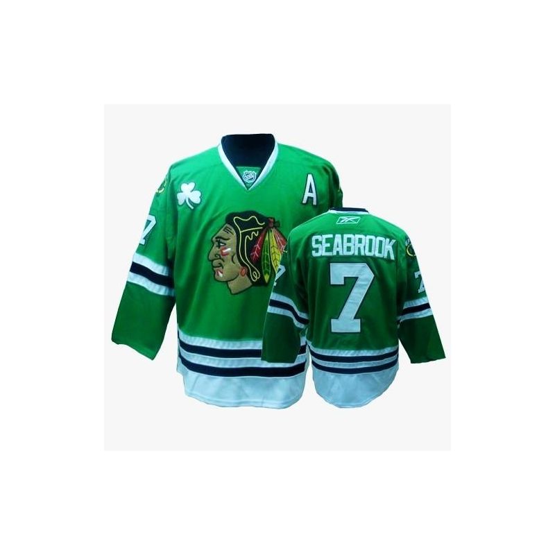 Cheap Brent Seabrook Blackhawks Jersey #7 Green From China Cheap Brent Seabrook Blackhawks Jersey #7 Green From China