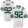 Cheap Reggie White Packers Jersey #92 White Throwback 75th From China