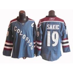 Cheap Joe Sakic Avalanche Jersey #19 Blue From China