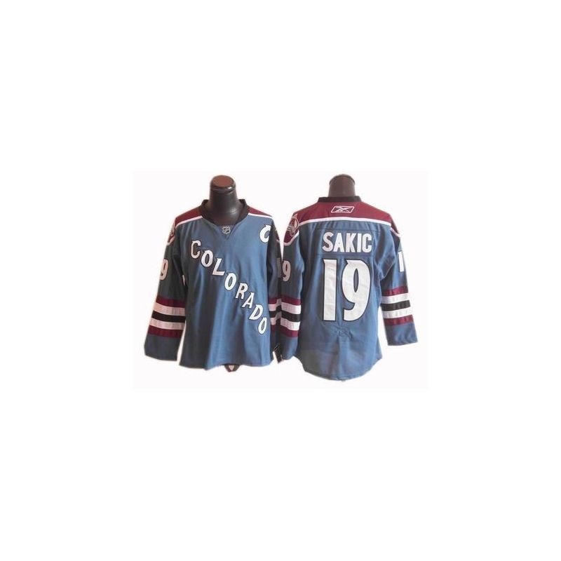 Cheap Joe Sakic Avalanche Jersey #19 Blue From China