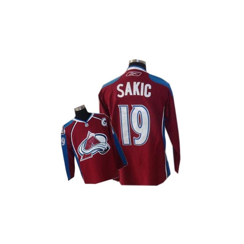 Cheap Joe Sakic Avalanche Jersey #19 Red From China