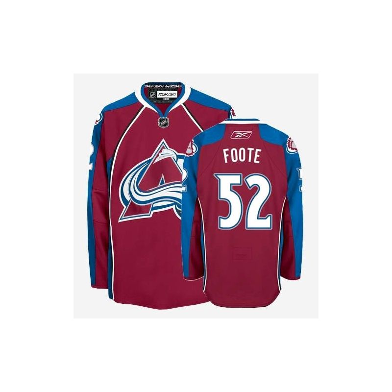 Cheap Adam Foote Avalanche Jersey #52 Red From China