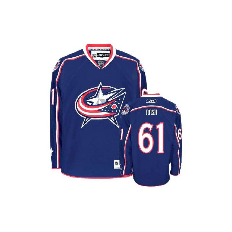 Cheap Rick Nash Blue Jackets Jersey #61 Blue From China