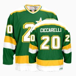 Cheap Dino Ciccarelli Stars Jersey #20 Green Throwback From China