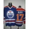 Cheap Jari Kurri Oilers Jersey #17 Blue From China