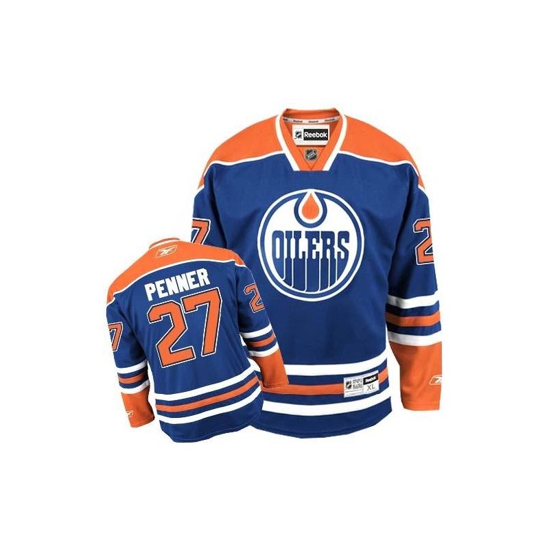 Cheap Dustin Penner Oilers Jersey #27 Blue From China