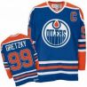 Cheap Wayne Gretzky Oilers Jersey #99 Blue Throwback From China