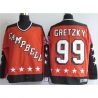 Cheap Wayne Gretzky Oilers Jersey #99 Orange All Star From China