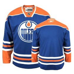 Cheap Oilers Blank Jersey Blue From China