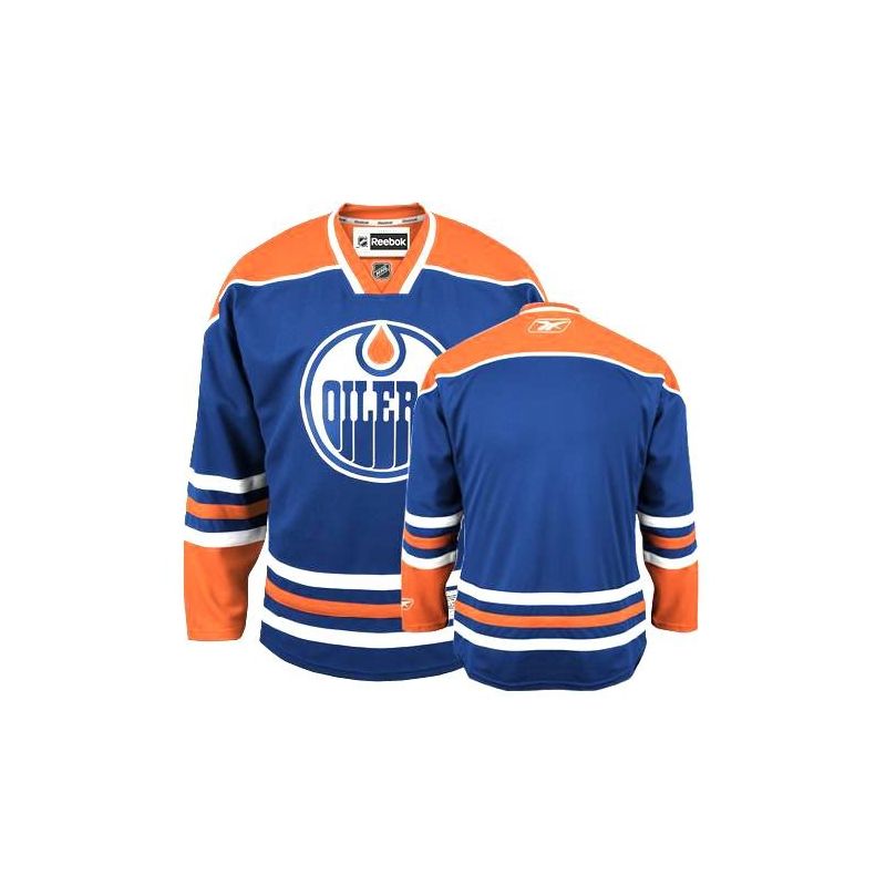 Cheap Oilers Blank Jersey Blue From China