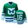 Cheap Patrick Verbeek Whalers Jersey #16 Green Throwback From China