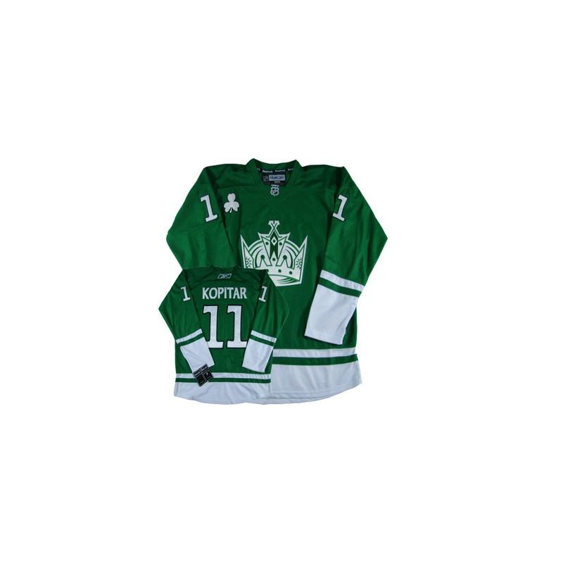 Cheap Anze Kopitar Kings Jersey #11 Green St Patricks Day From China