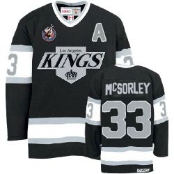 Cheap Martin McSorley Kings Jersey #33 Black Throwback From China