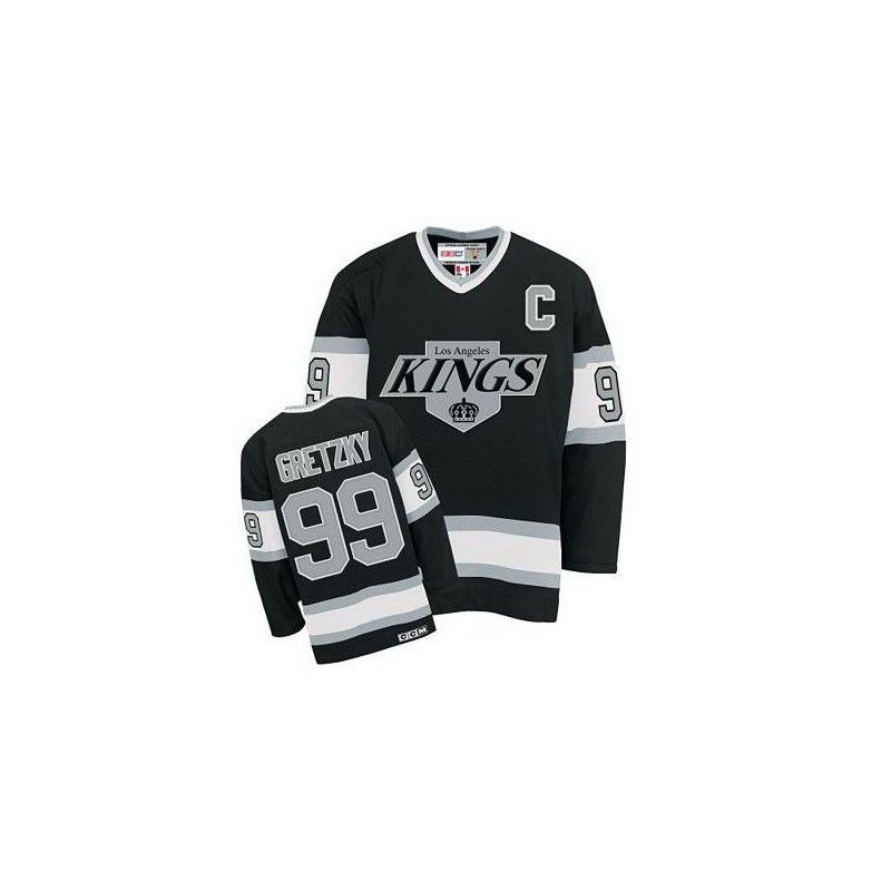 Cheap Wayne Gretzky Kings Jersey #99 Black From China