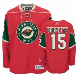 Cheap Andrew Brunette Wild Jersey #15 Red From China