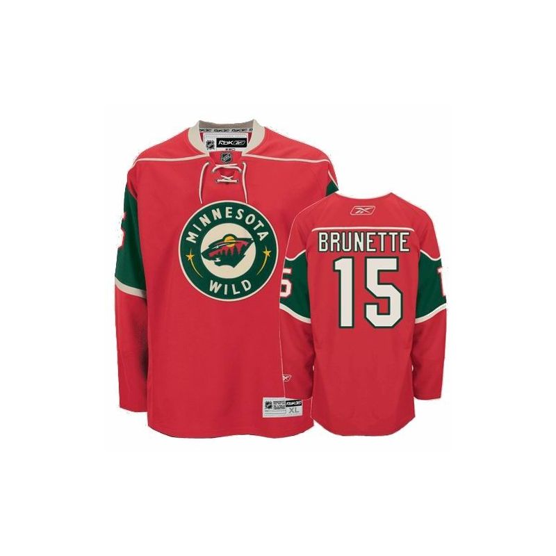 Cheap Andrew Brunette Wild Jersey #15 Red From China