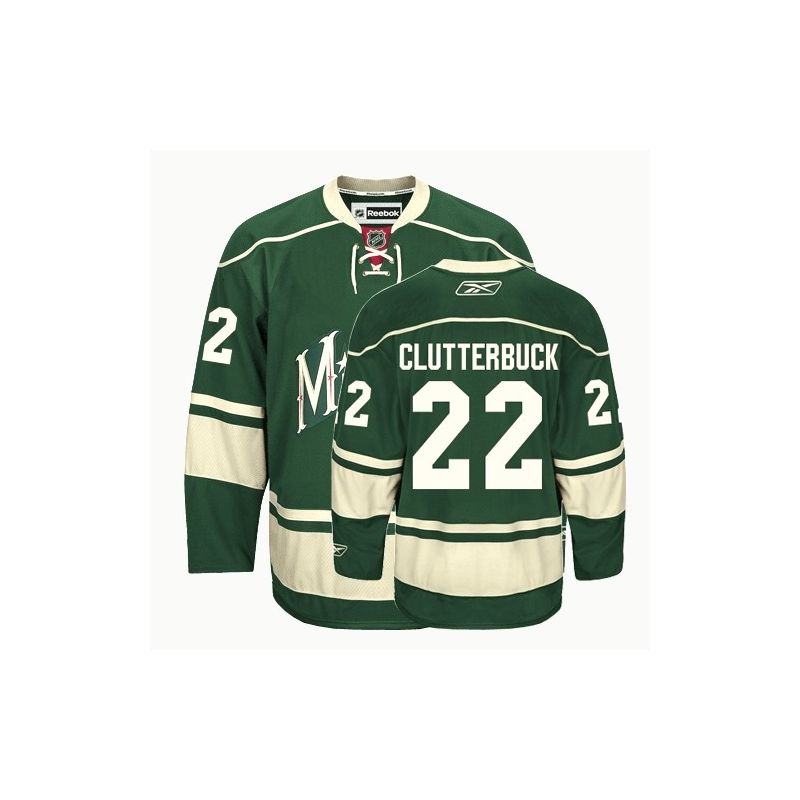 Cheap Cal Clutterbuck Wild Jersey #22 Green From China