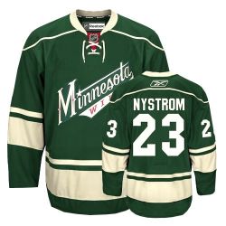 Cheap Eric Nystrom Wild Jersey #23 Green From China