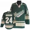 Cheap Derek Boogaard Wild Jersey #24 Green From China